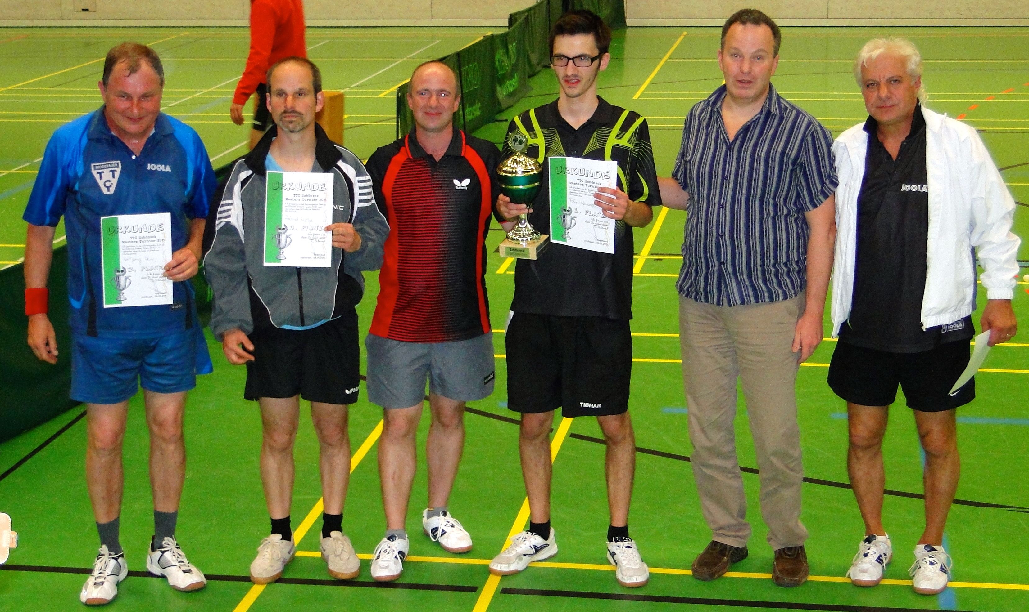 Siegerehrung Masters 2015