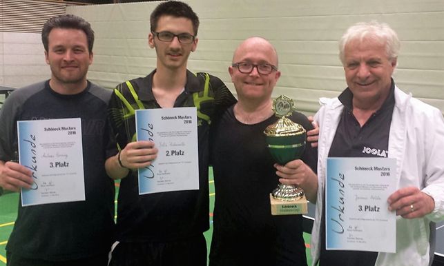 Siegerehrung Masters 2016